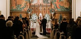 2022 Hurst Wedding in the Christ the King Chapel at Ѹ University